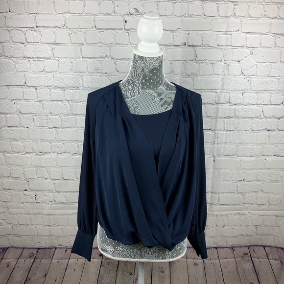 Philosophy Tops - Philosophy Blue long sleeve blouse SZ Small